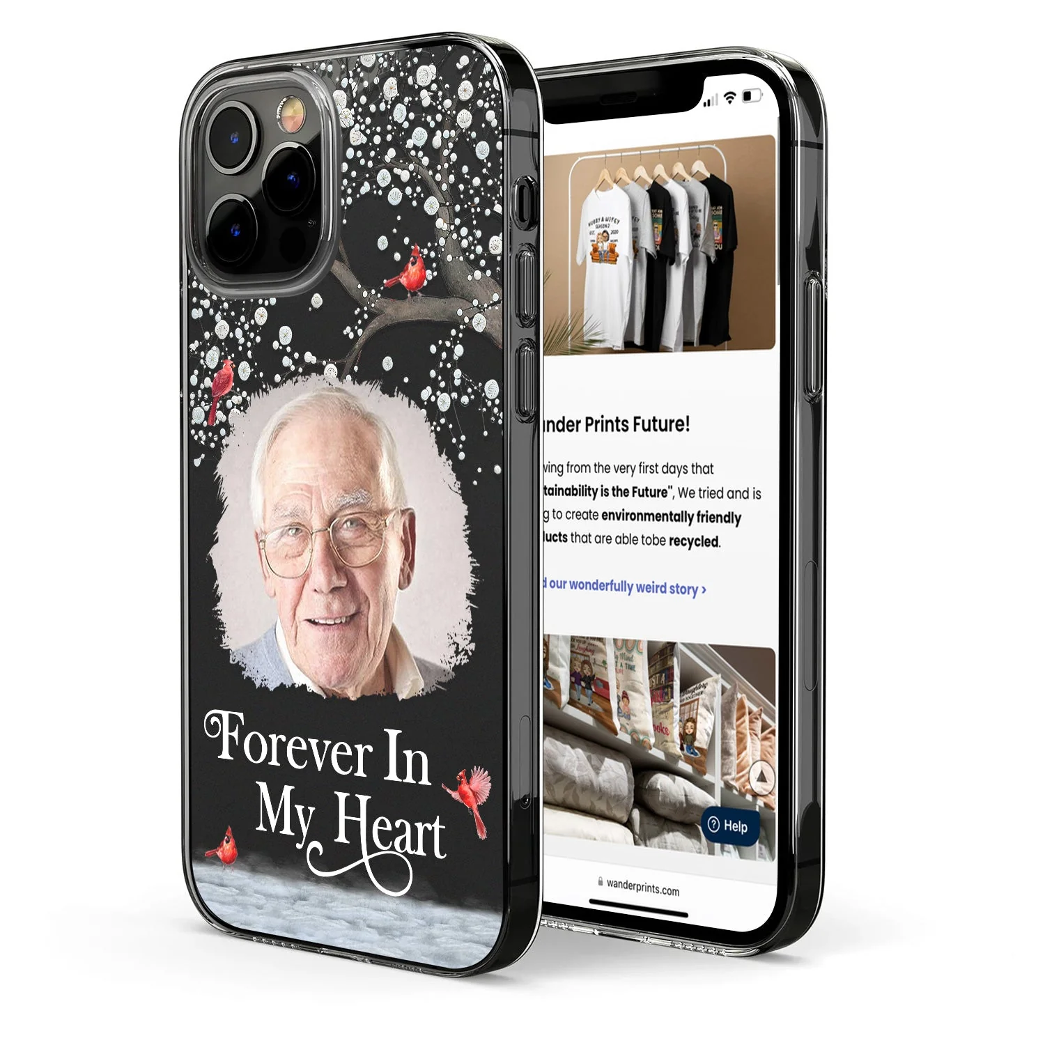 Custom Photo I'm Always With You - Memorial Gift For Family, Friends - Personalized Clear Phone Case - Image 2