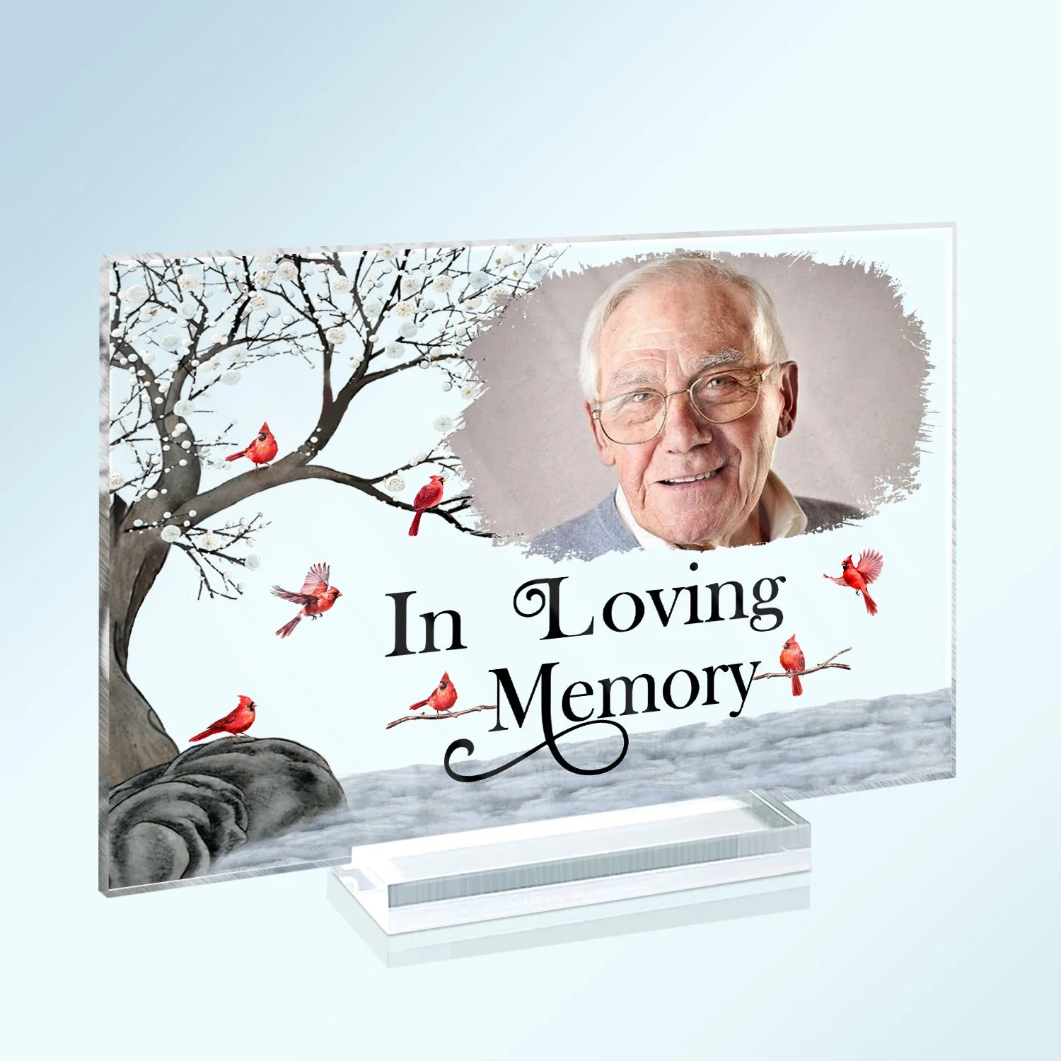 Custom Photo I'm Always With You - Memorial Gift For Family, Friends - Personalized Horizontal Rectangle Acrylic Plaque - Image 2