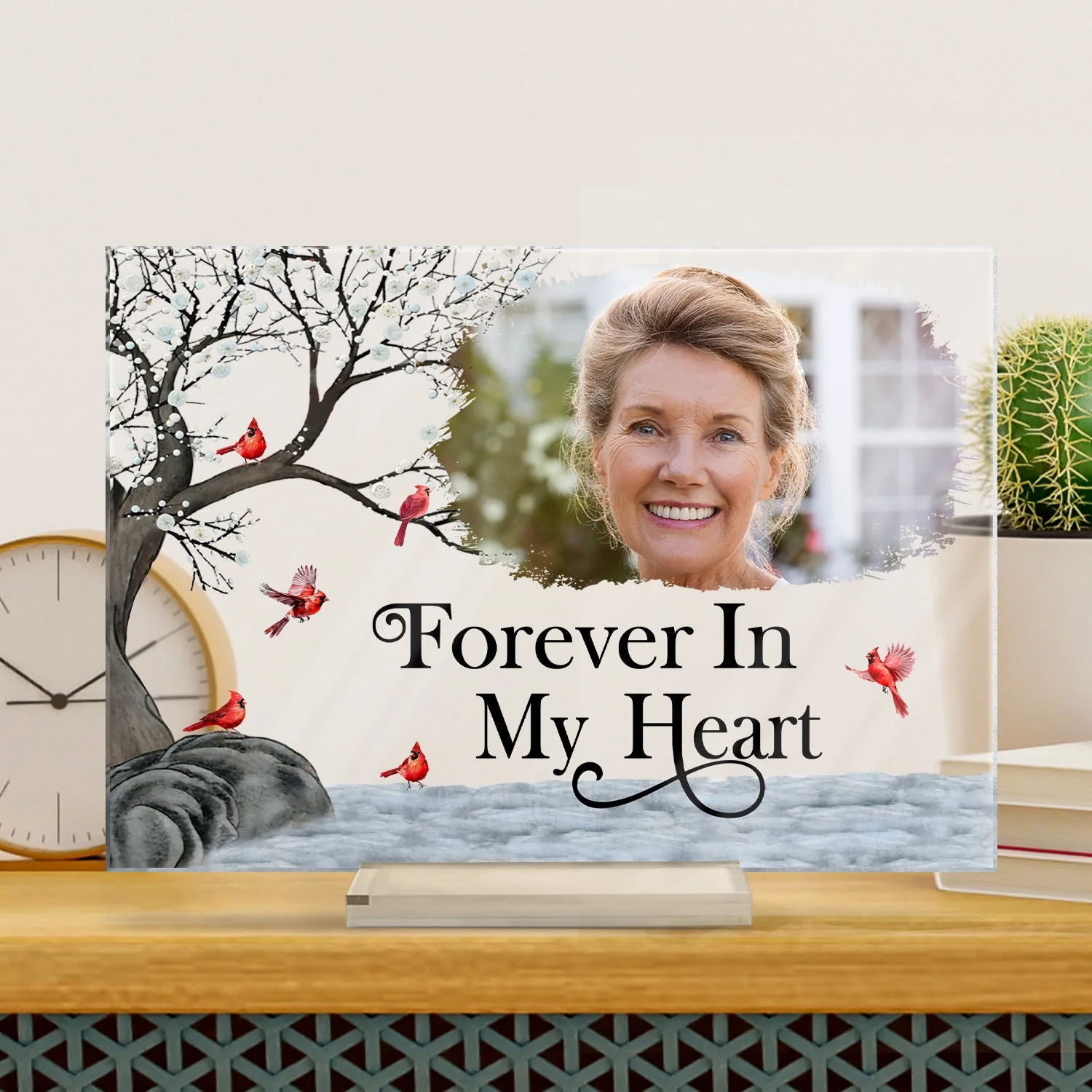 Custom Photo I'm Always With You - Memorial Gift For Family, Friends - Personalized Horizontal Rectangle Acrylic Plaque - Image 3