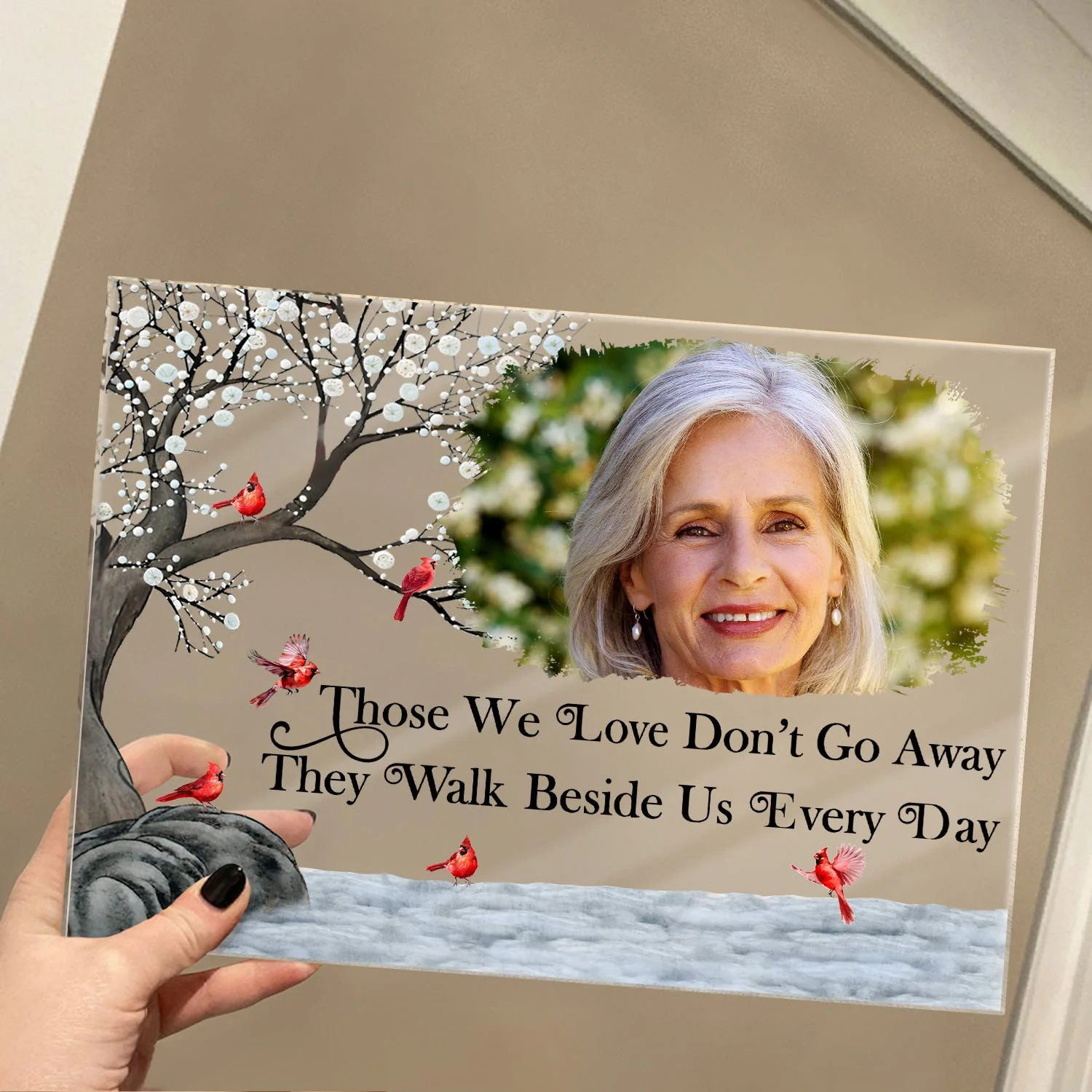 Custom Photo I'm Always With You - Memorial Gift For Family, Friends - Personalized Horizontal Rectangle Acrylic Plaque - Image 4