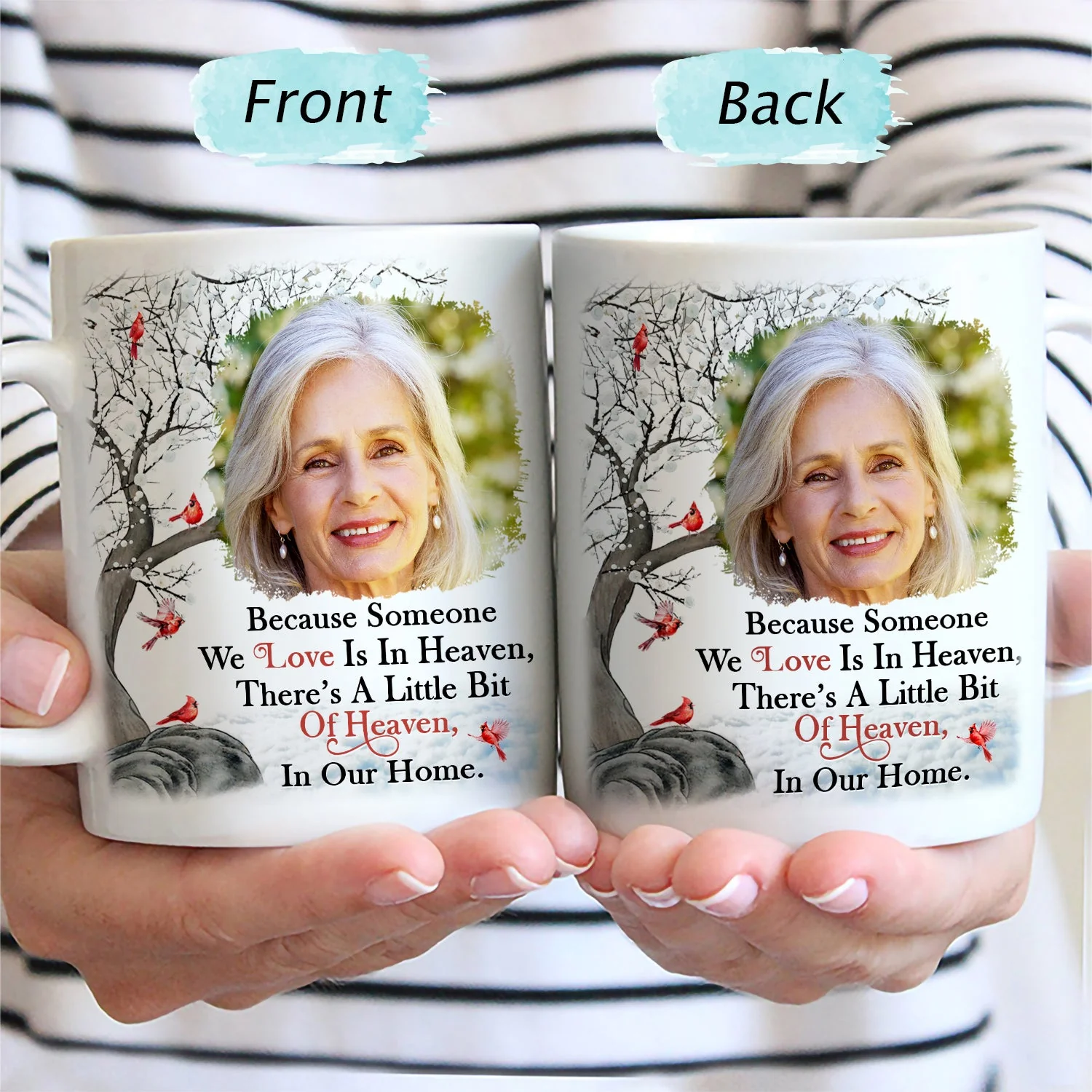 Custom Photo I'm Always With You - Memorial Gift For Family, Friends - Personalized Mug - Image 2