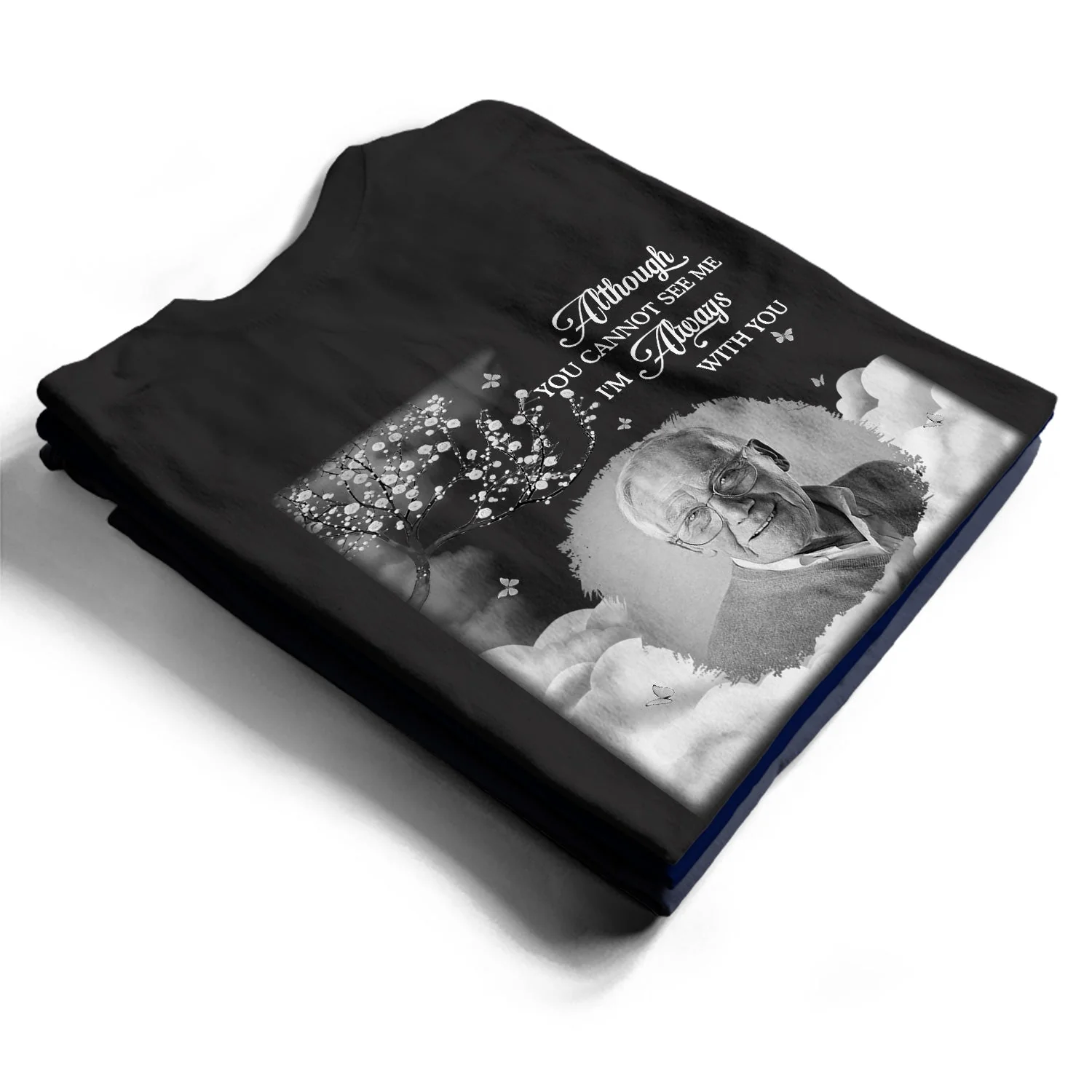 Custom Photo I'm Always With You - Memorial Gift For Family, Friends, Siblings - Personalized T Shirt - Image 2