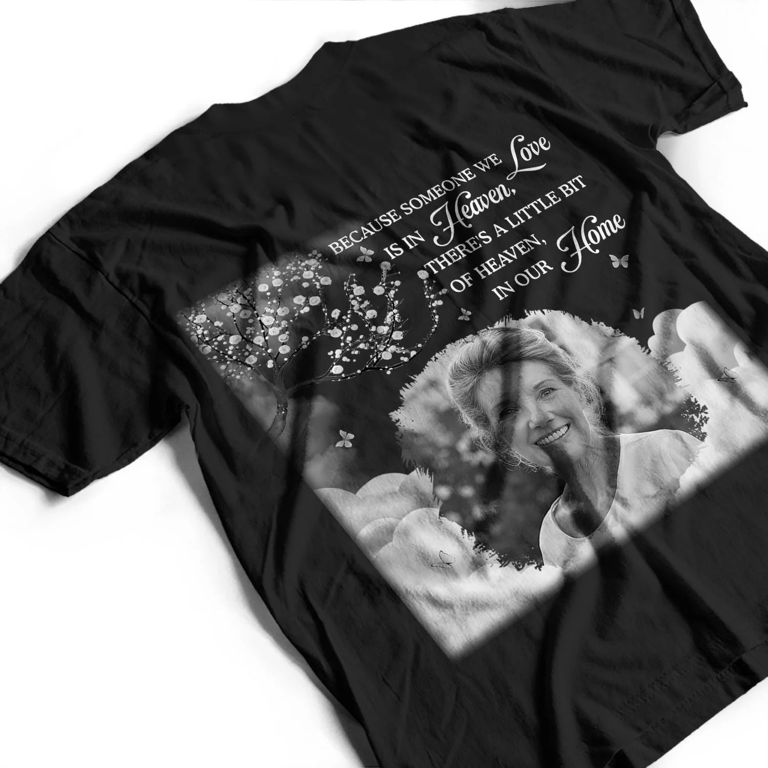 Custom Photo I'm Always With You - Memorial Gift For Family, Friends, Siblings - Personalized T Shirt - Image 3