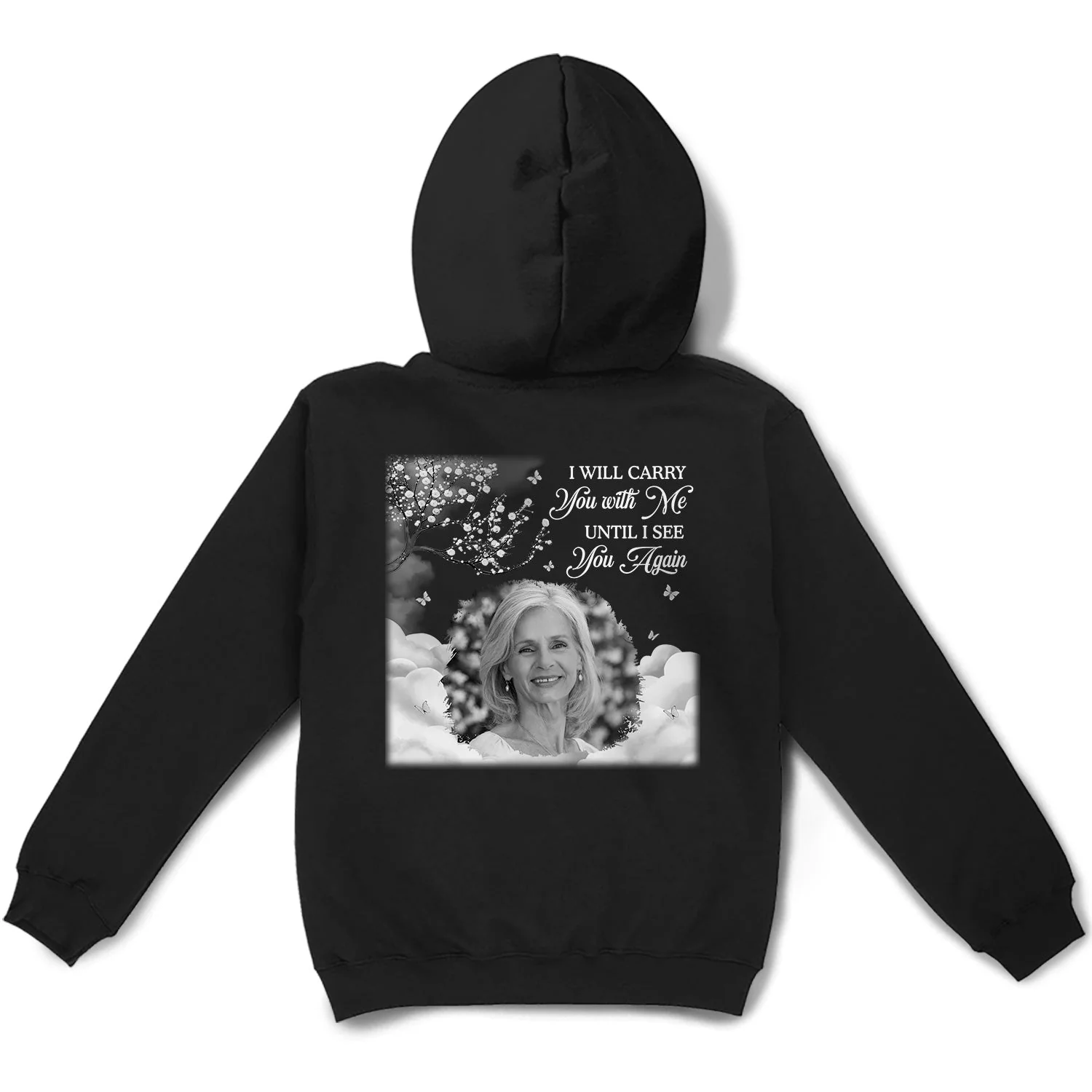Custom Photo I'm Always With You - Memorial Gift For Family, Friends, Siblings - Personalized T Shirt - Image 4