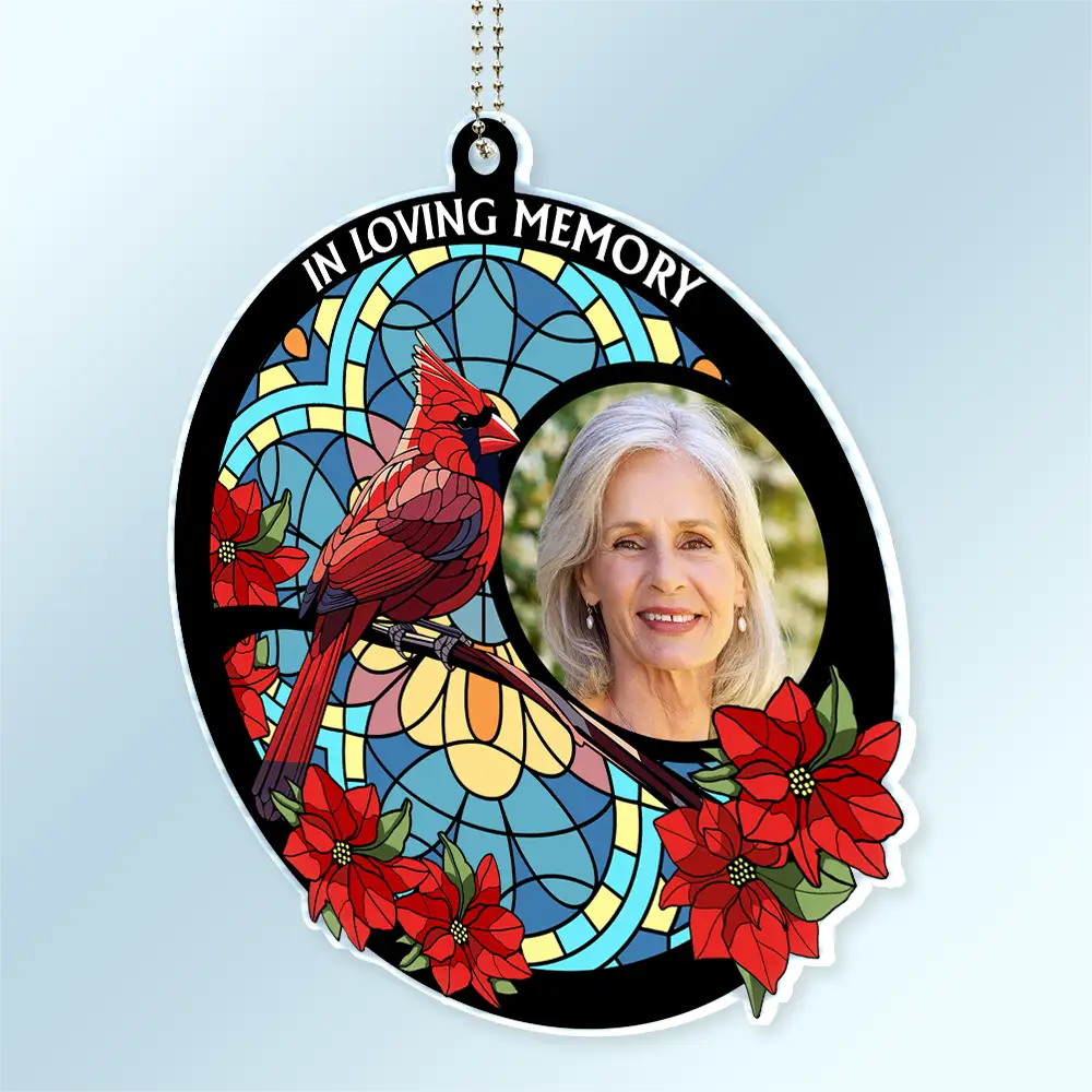 Custom Photo I'm Always With You Memorial - Personalized Acrylic Car Hanger - Image 2