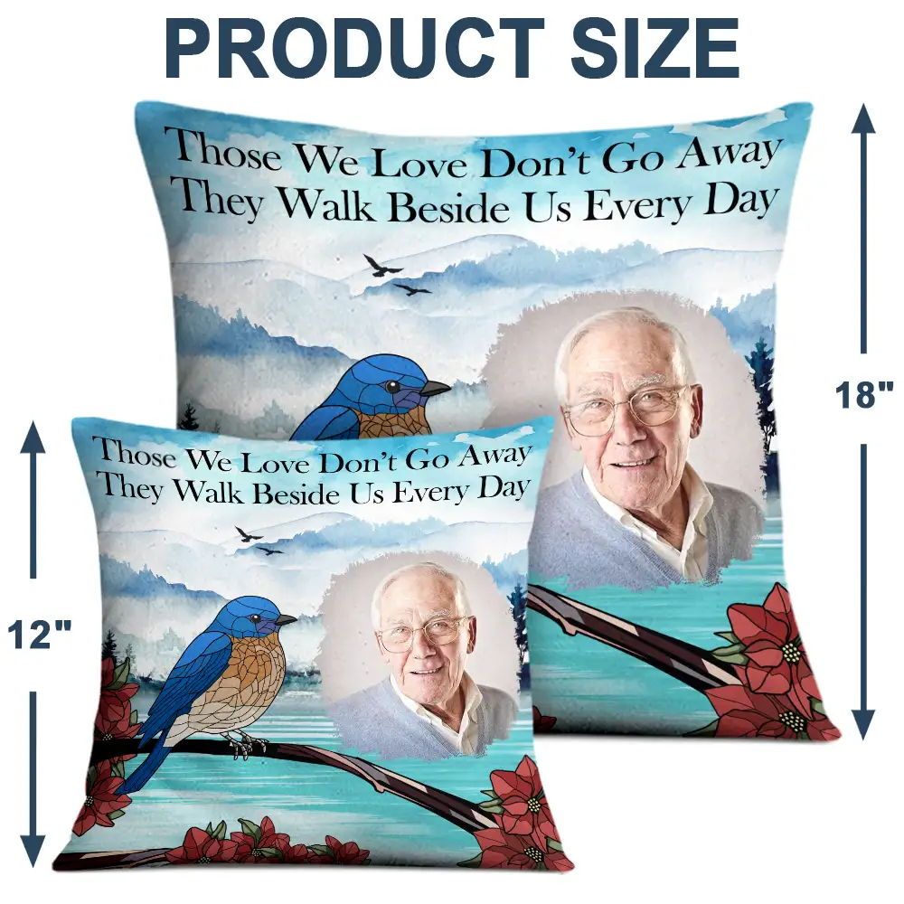 Custom Photo I'm Always With You Memorial - Personalized Pillow - Image 4