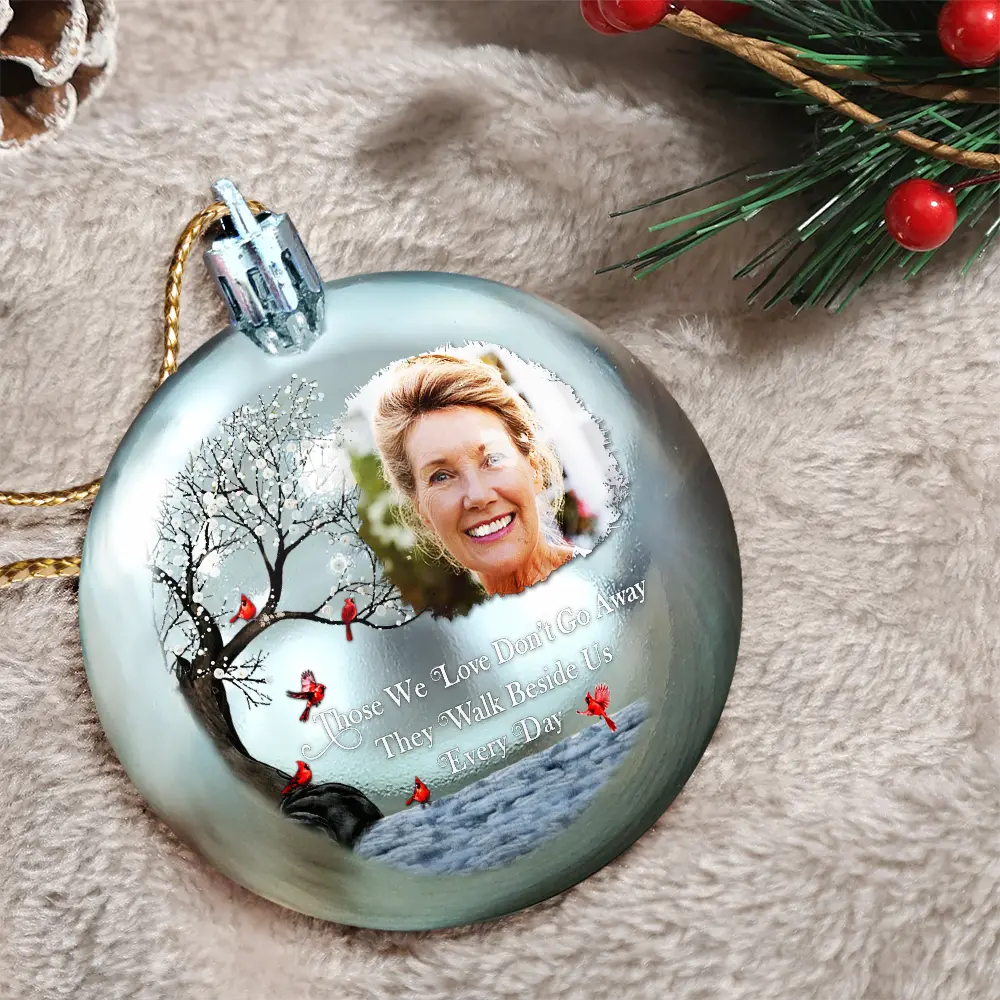 Custom Photo I'm Always With You - Personalized Ball Ornament - Image 3