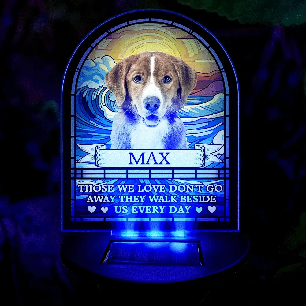 Custom Photo I'm Always With You - Personalized Solar Light - Image 2