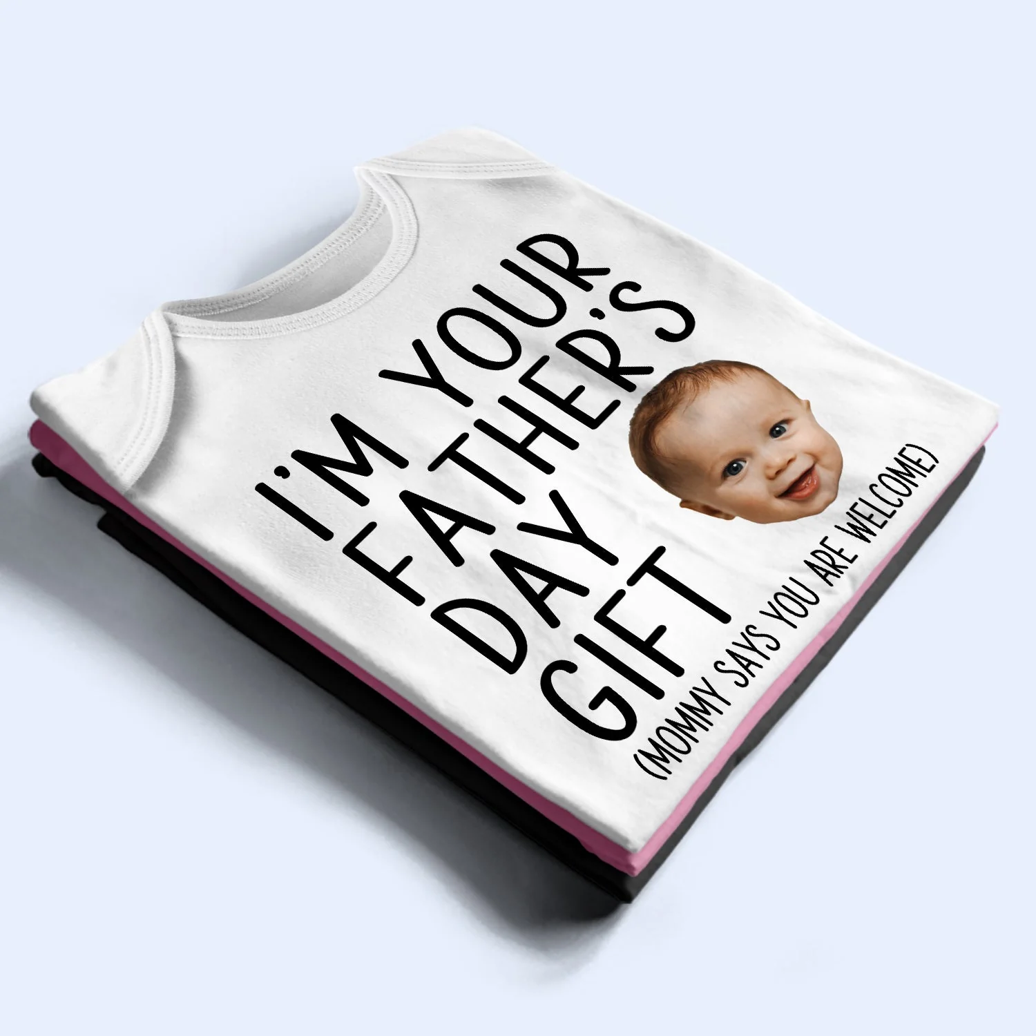 Custom Photo I'm Your Father's Day Gift - Gift For Dad, New Dad, Husband - Personalized Baby Onesie - Image 4