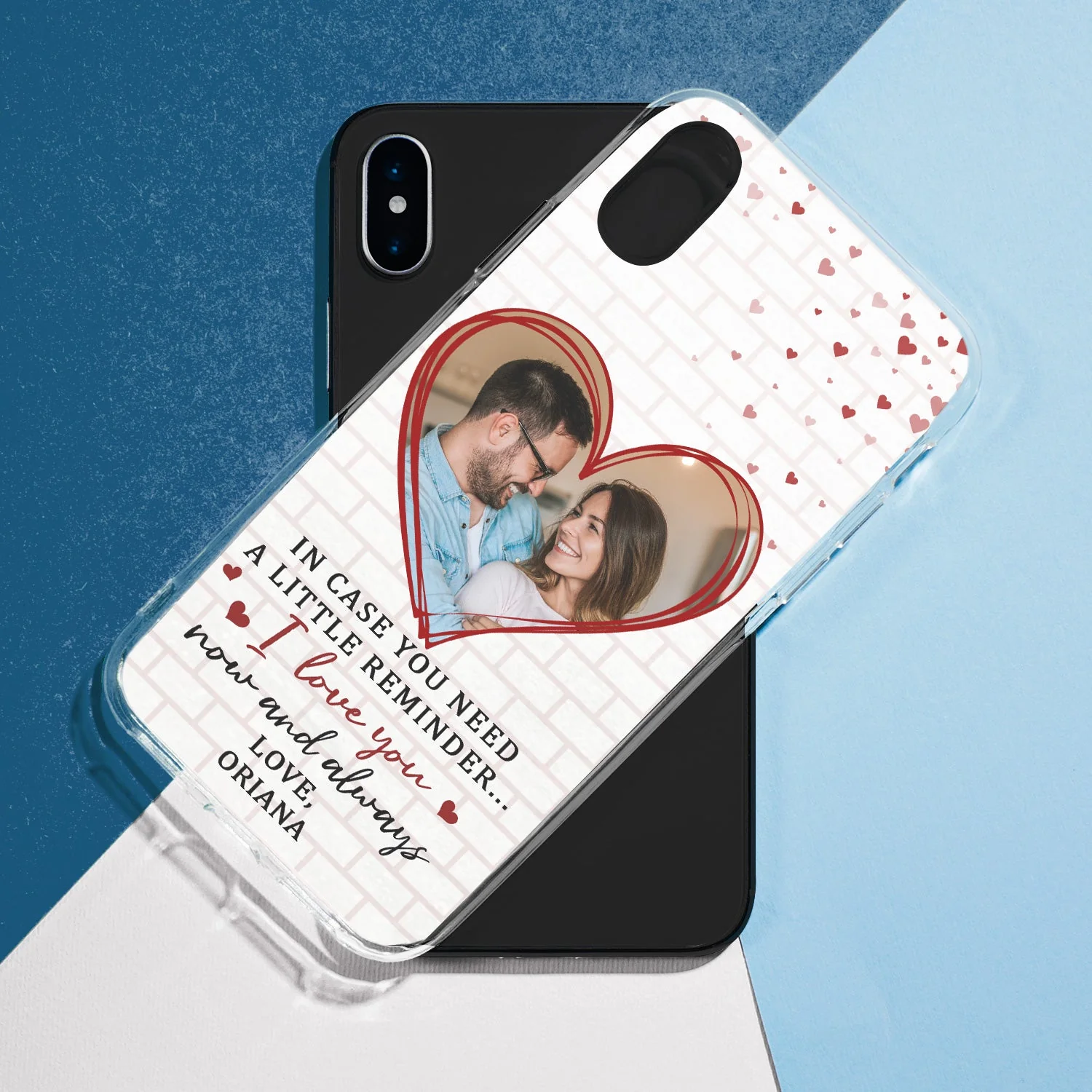 Custom Photo In Case You Need A Little Reminder - Gift For Couples, Husband, Wife - Personalized Clear Phone Case - Image 5