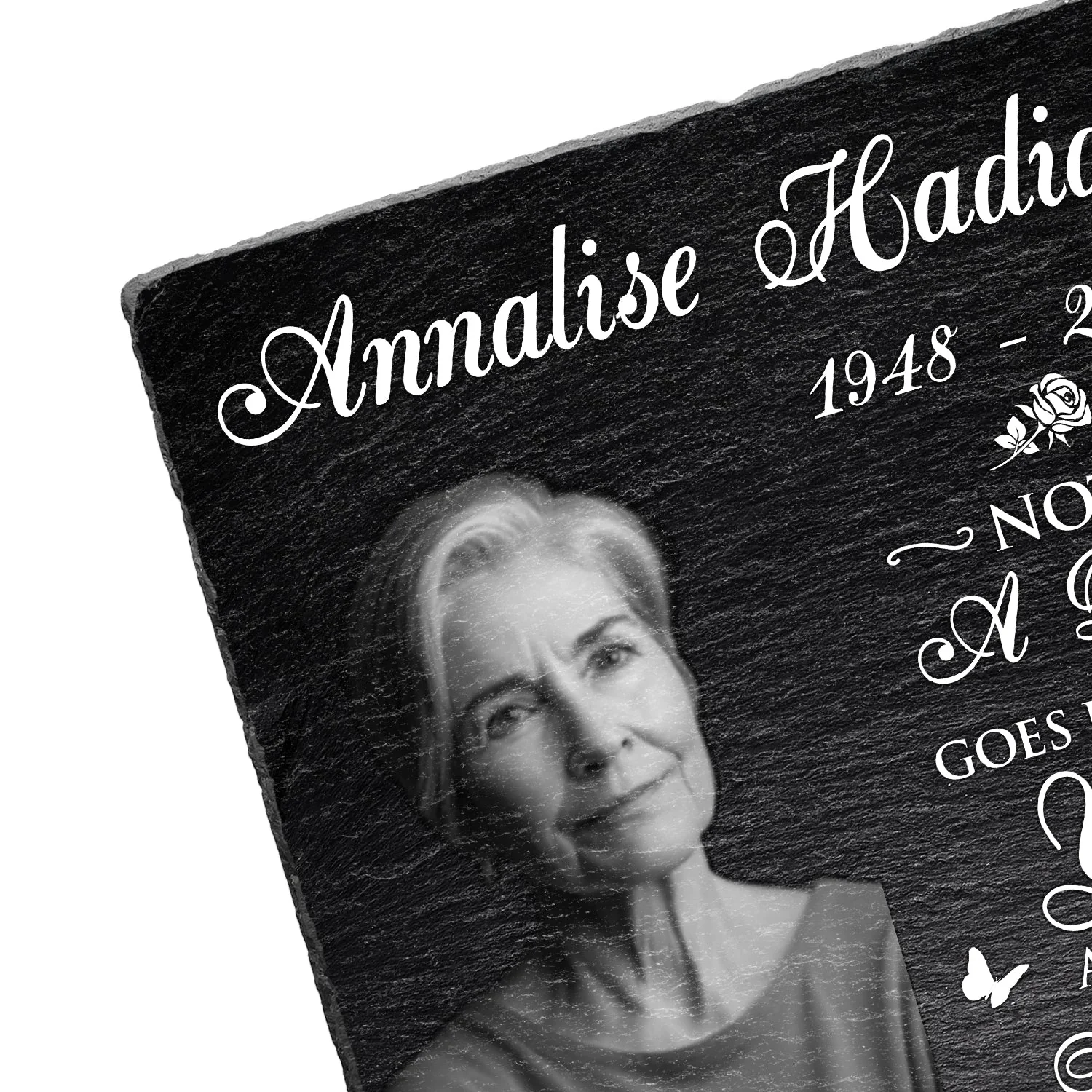 Custom Photo In Loving Memory - Memorial Gift For Family - Personalized Rectangle Memorial Garden Stone - Image 3