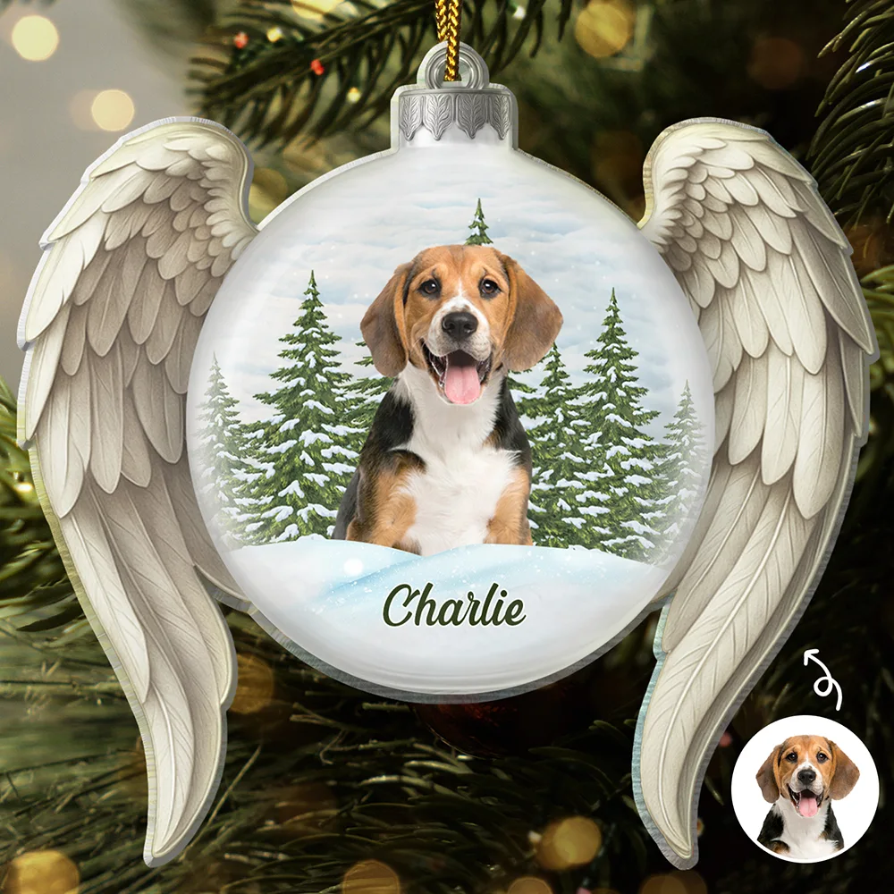Custom Photo In Loving Memory - Personalized Custom Shaped Acrylic Ornament