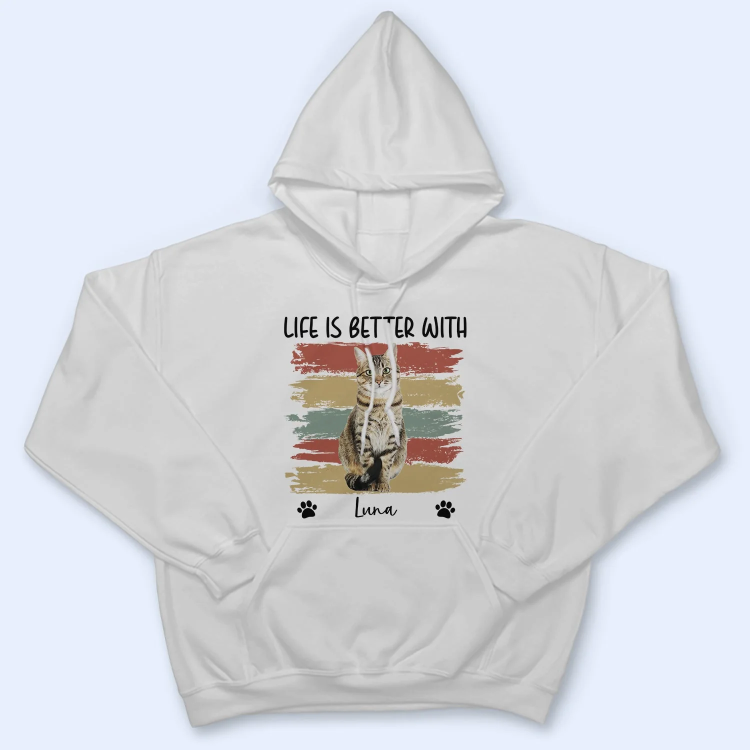 Custom Photo Life Is Better With Dog Cat - Gift For Pet Lovers - Personalized T Shirt - Image 5