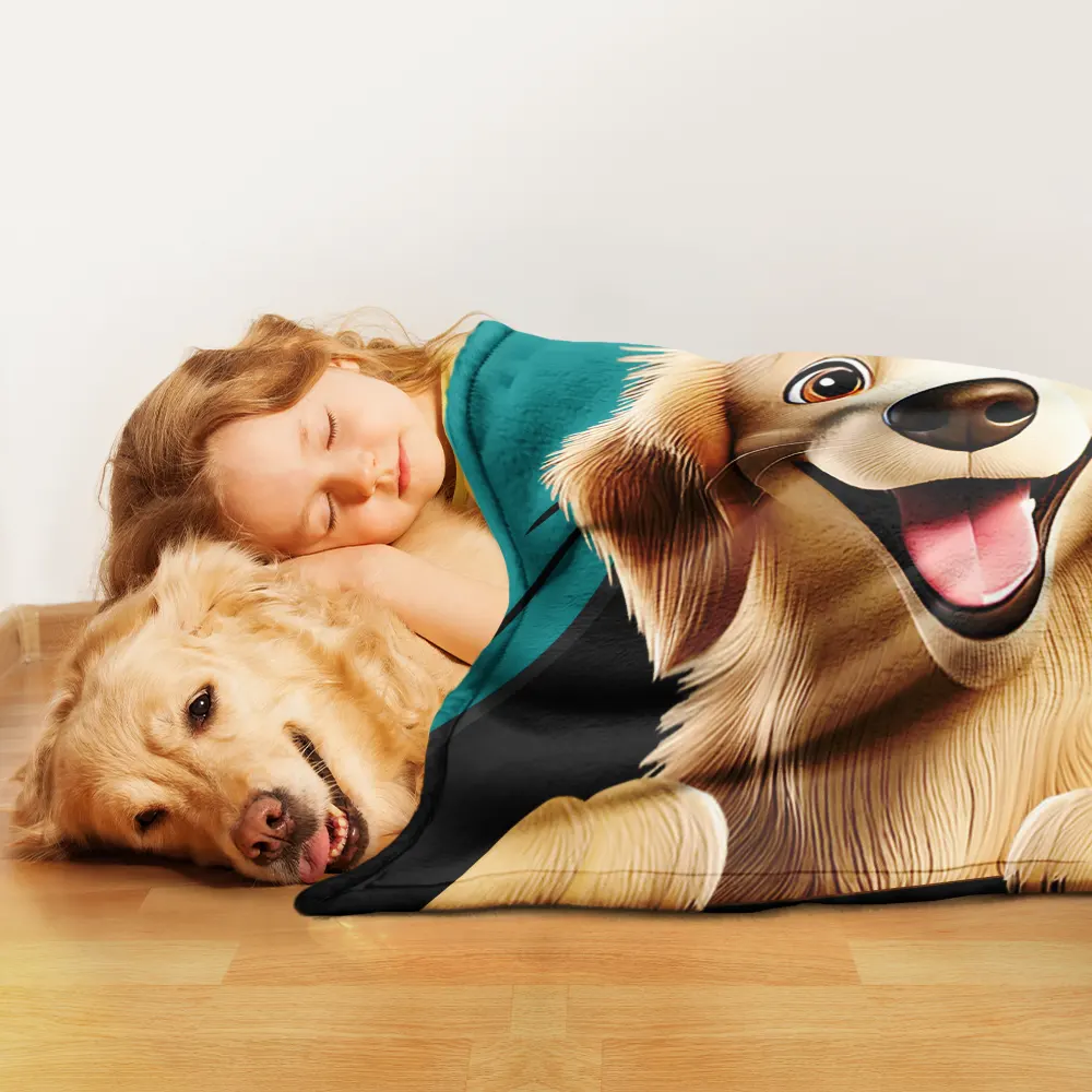 Custom Photo Life Is Better With Dog Cat - Personalized Pet Blanket - Image 4