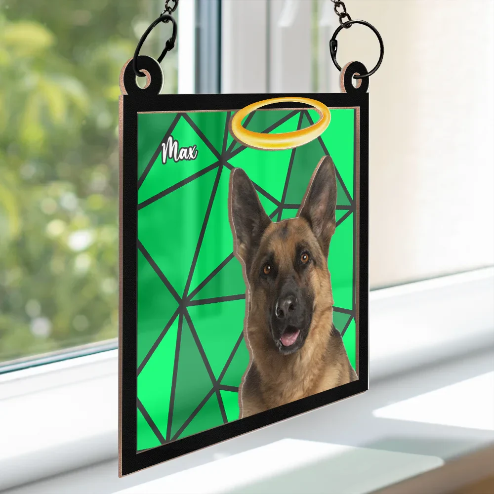 Custom Photo Life Is Better With Dogs Cats - Personalized Window Hanging Suncatcher Ornament - Image 5