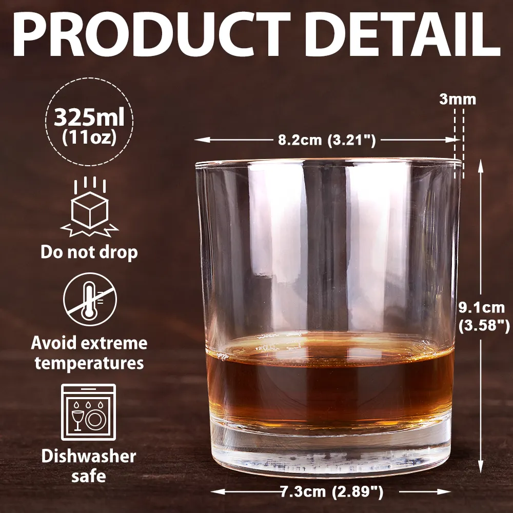 Custom Photo Like Mother Like Daughter - Personalized Whiskey Glass - Image 5