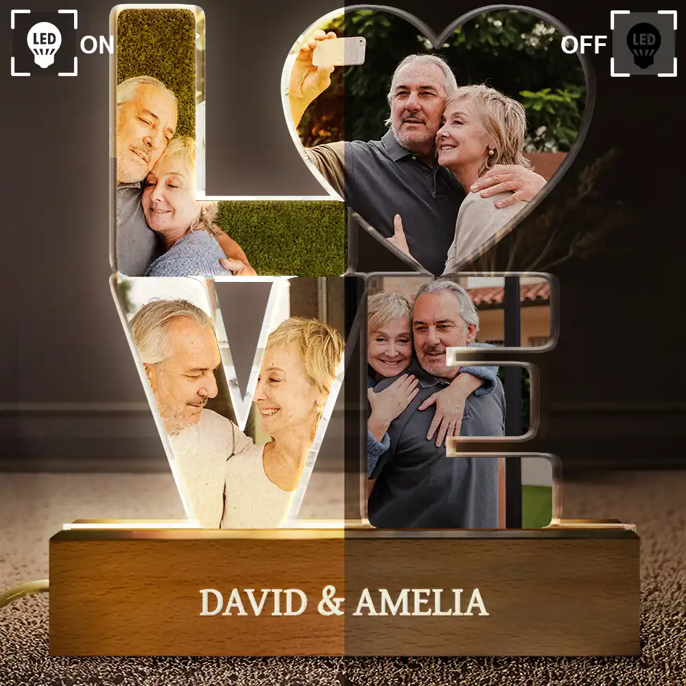 Custom Photo Love You And Keep You Forever - Personalized Custom Shaped LED Light - Image 5