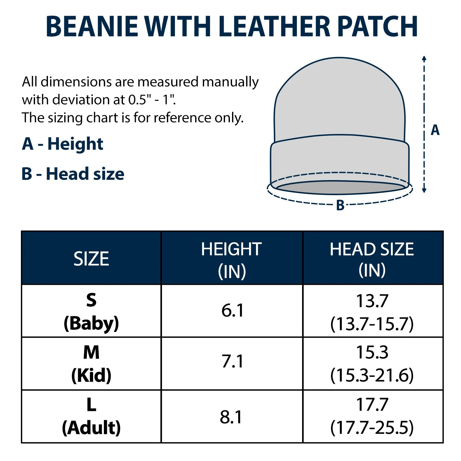 Custom Photo Loved & Protected By - Gift For Baby, Pet Lovers - Personalized Beanie With Leather Patch - Image 3