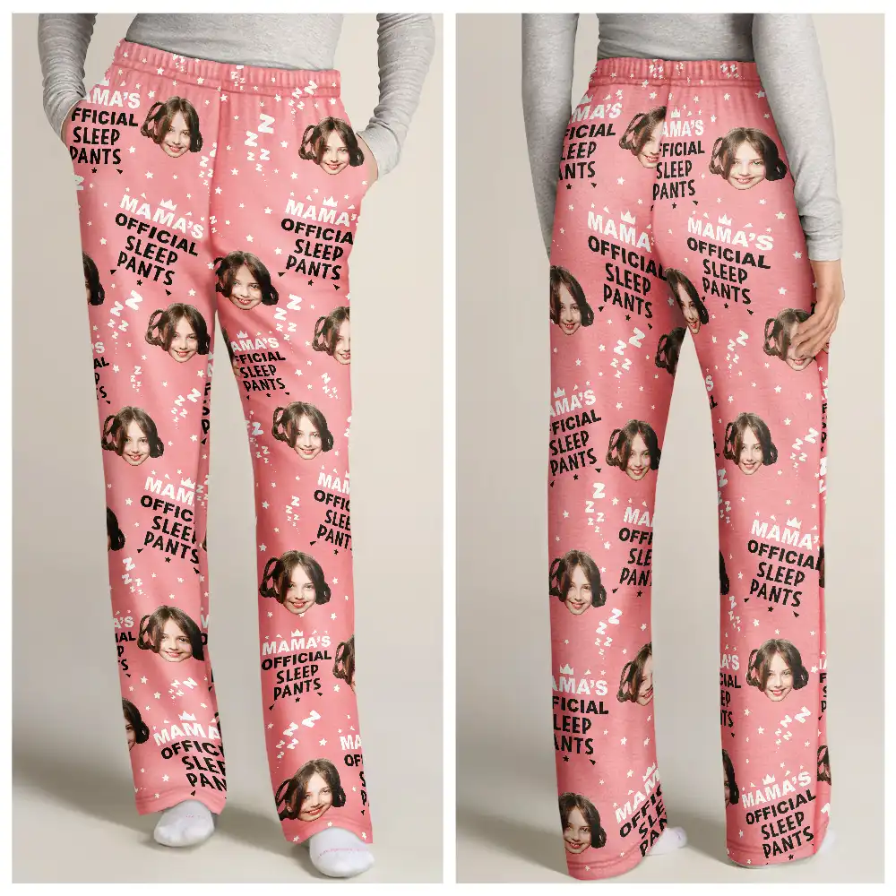 Custom Photo Mama's Official Sleep Pants - Personalized Pajama Pants - Image 4