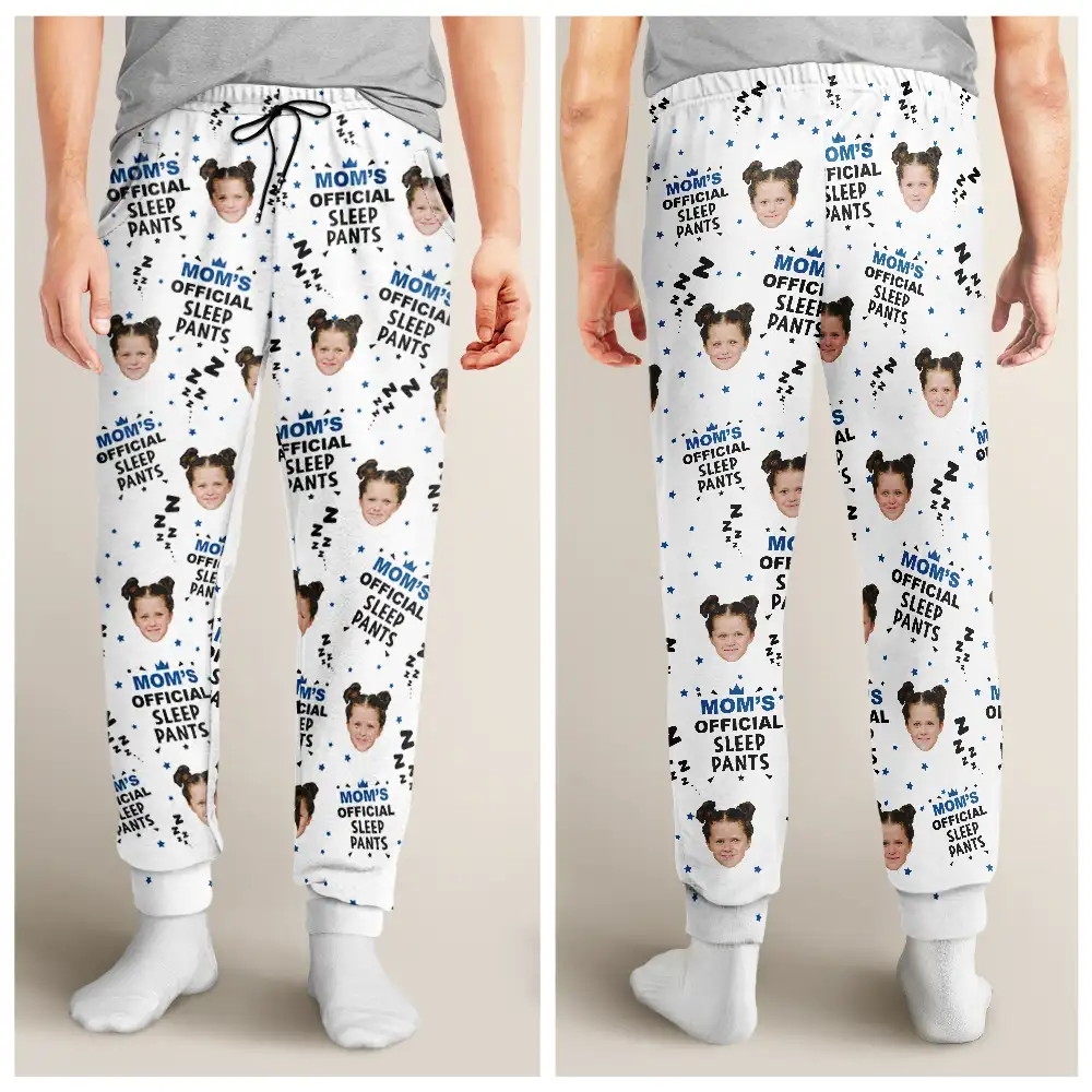 Custom Photo Mama's Official Sleep Pants - Personalized Pajama Pants - Image 5
