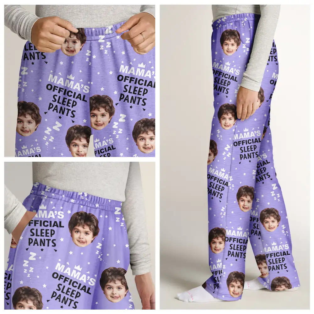Custom Photo Mama's Official Sleep Pants - Personalized Pajama Pants - Image 8