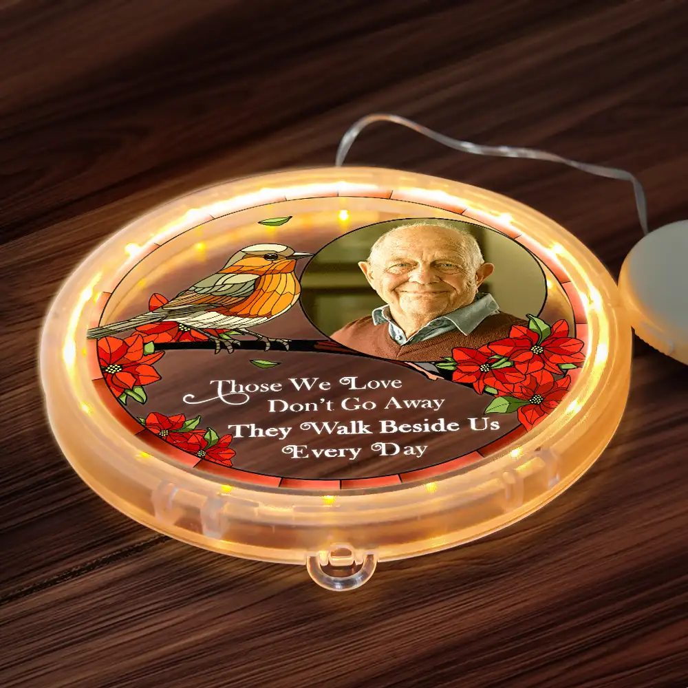 Custom Photo Memorial I'm Always With You - Personalized LED Pendant Light - Image 5