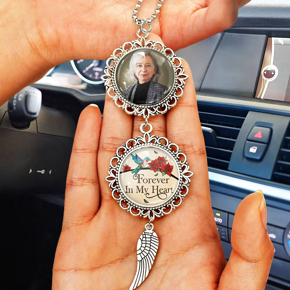 Custom Photo Memorial I'm Always With You - Personalized Photo Pendant Charm - Image 2
