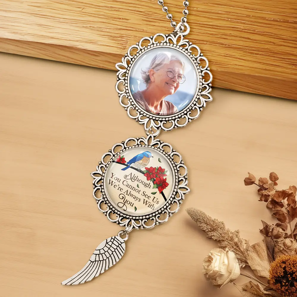 Custom Photo Memorial I'm Always With You - Personalized Photo Pendant Charm - Image 4