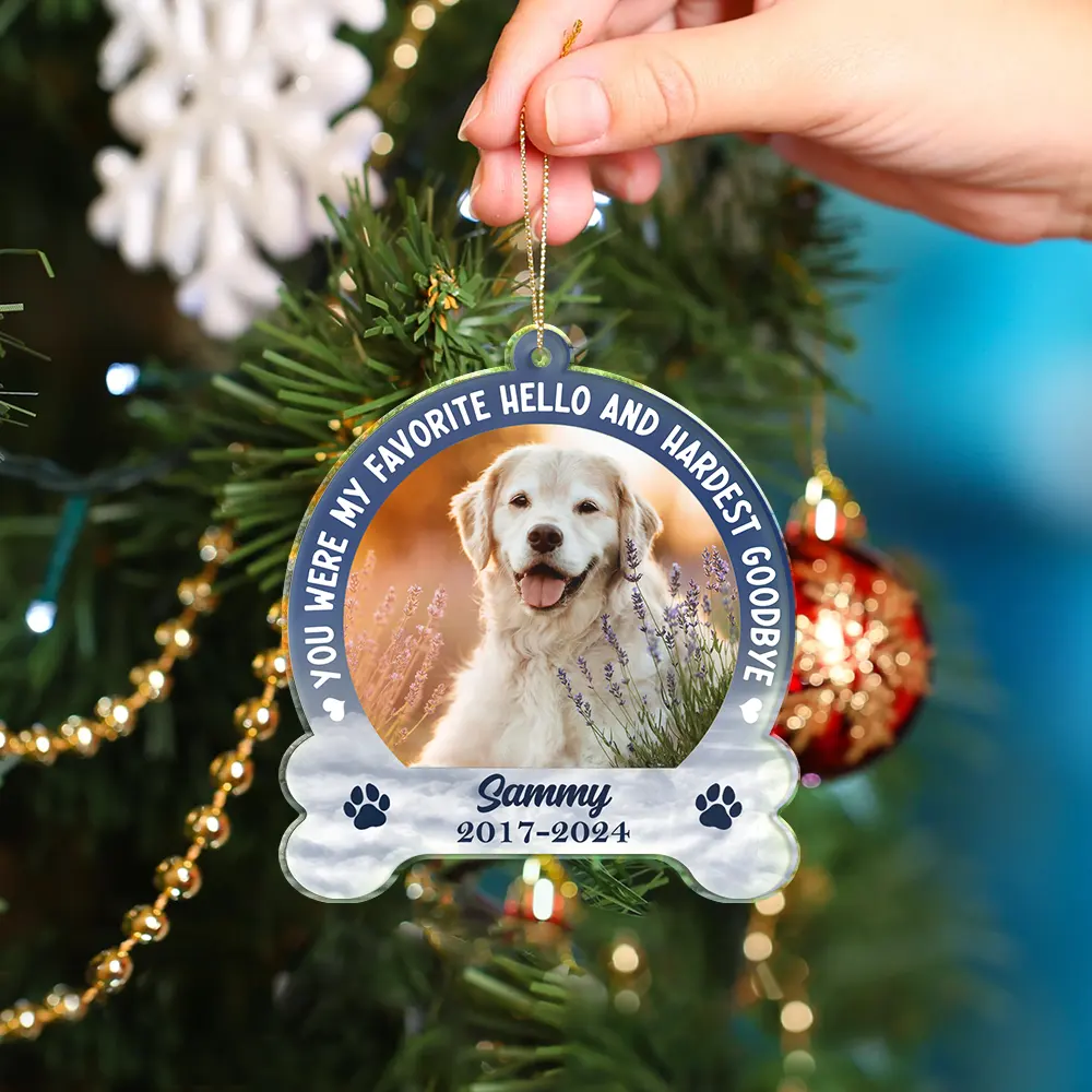 Custom Photo Memorial You Would Have Lived Forever - Personalized Custom Shaped Acrylic Ornament - Image 4