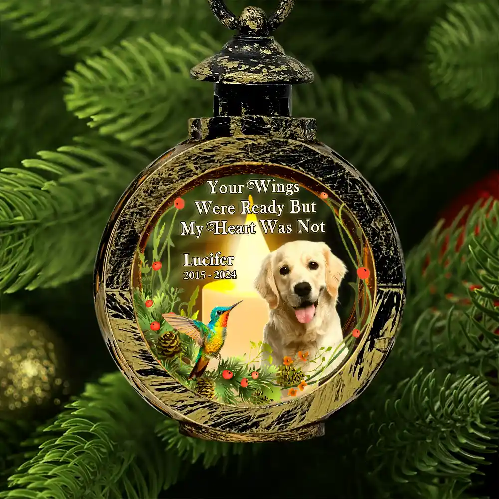 Custom Photo Memorial Your Light Will Always Shine In My Heart - Personalized Candlelight Lantern Ornament - Image 3