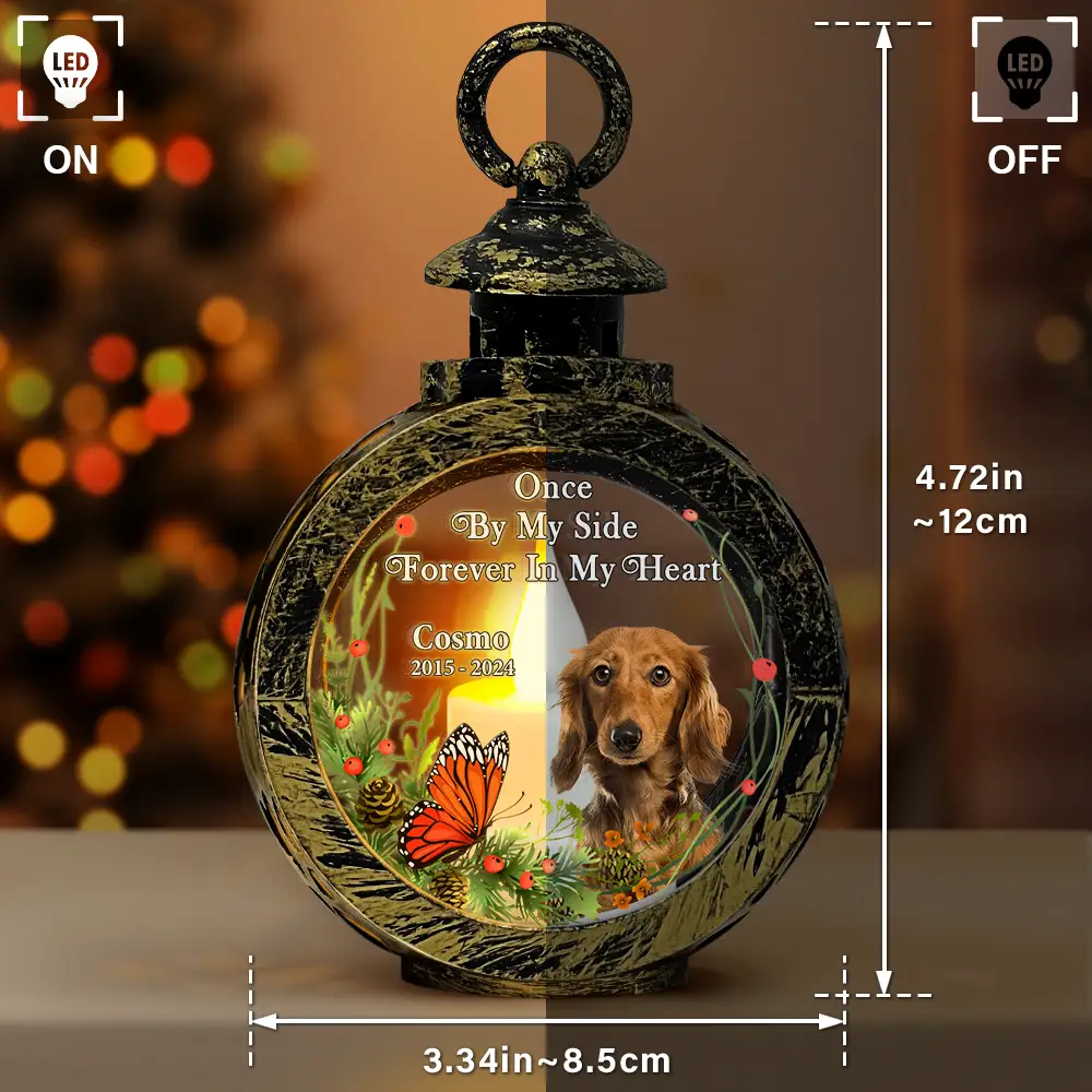 Custom Photo Memorial Your Light Will Always Shine In My Heart - Personalized Candlelight Lantern Ornament - Image 4