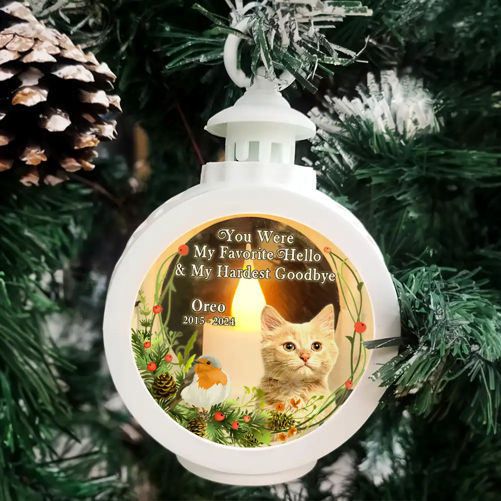 Custom Photo Memorial Your Light Will Always Shine In My Heart - Personalized Candlelight Lantern Ornament - Image 5
