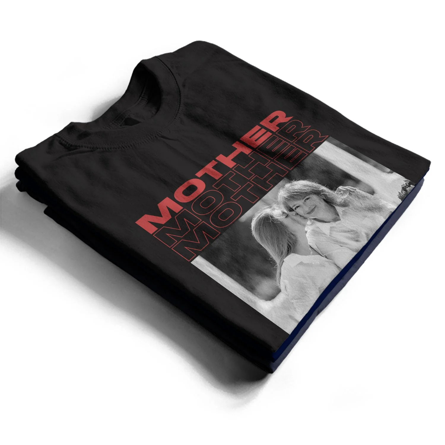 Custom Photo Mommy Nana - Gift For Mother - Personalized T Shirt - Image 2