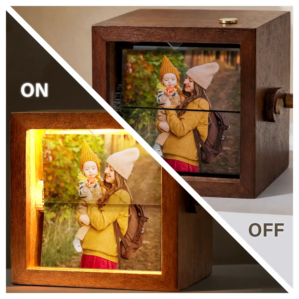 Custom Photo Mother & Daughter Forever Linked Together - Personalized Flipbook Frame Animation Machine - Image 4