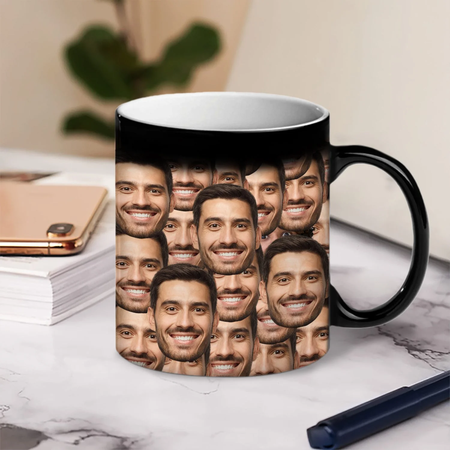 Custom Photo Mug Pattern - Gift For Yourself - Personalized Color Changing Mug - Image 3