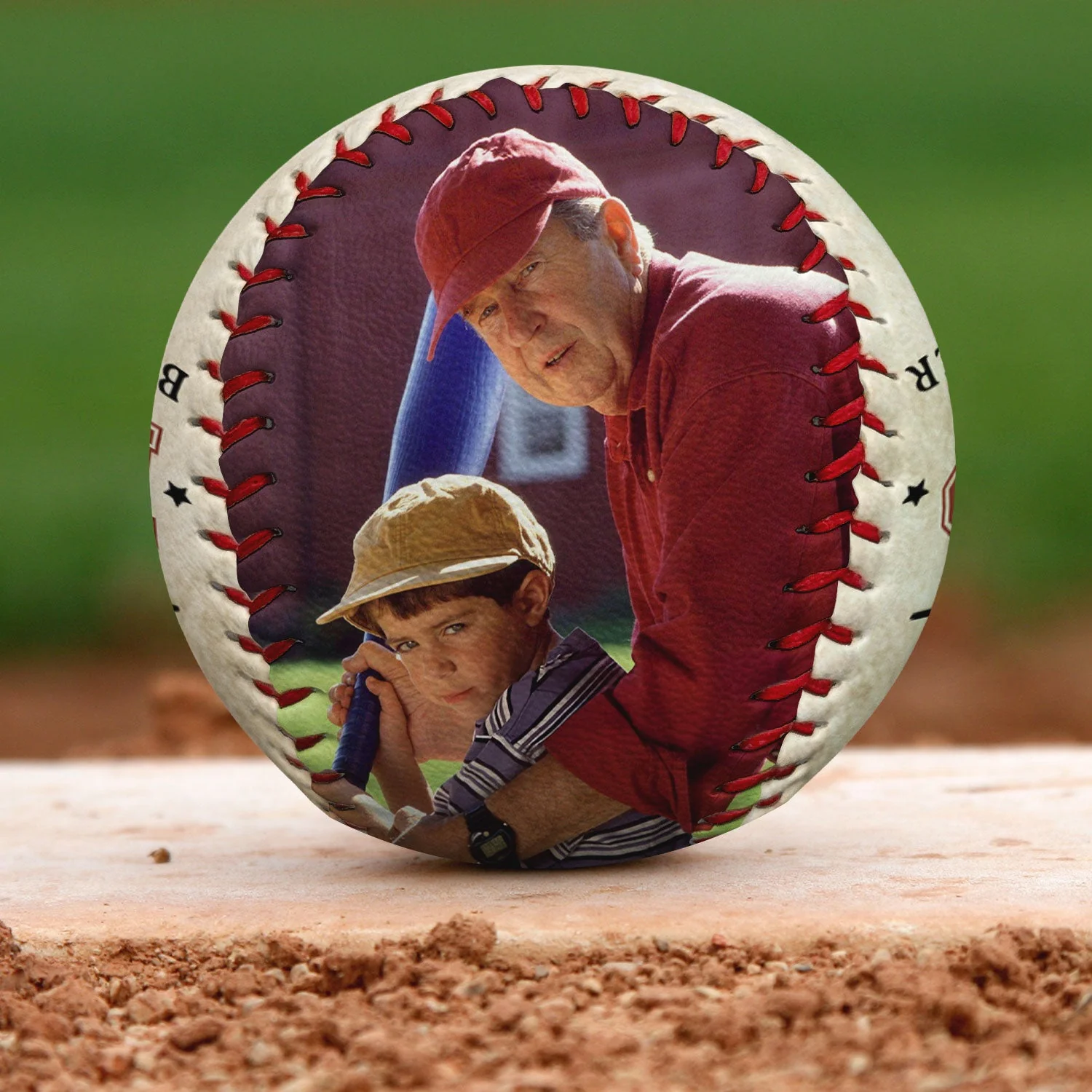 Custom Photo MVP Most Valuable Papa - Gift For Dad, Father, Grandpa, Sport Fans - Personalized Baseball, Softball - Image 3