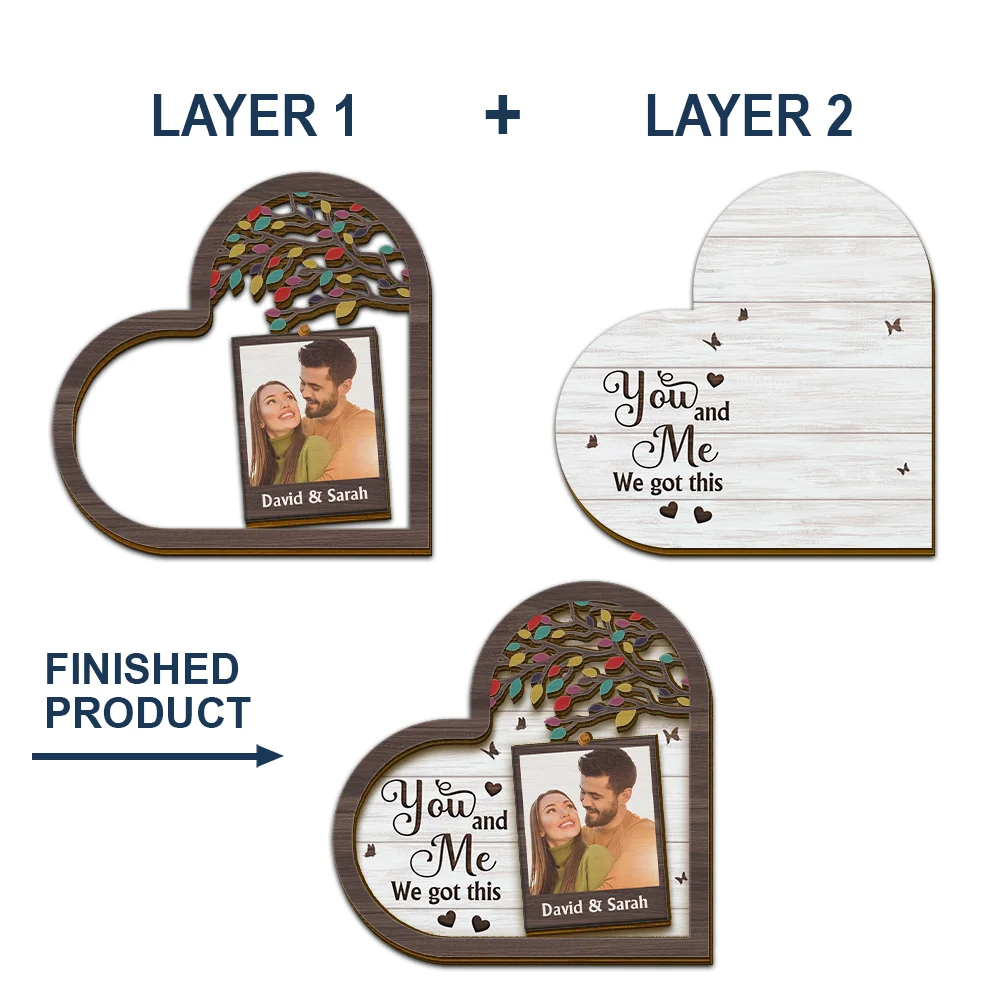 Custom Photo My Favorite Place In All The World Is Next To You - Personalized Custom Shaped Car Visor Clip - Image 5