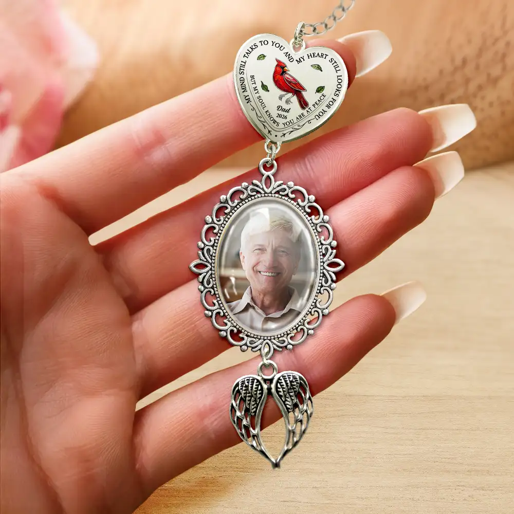 Custom Photo My Soul Knows That You Are At Peace - Personalized Graduation Tassel Charm - Image 4
