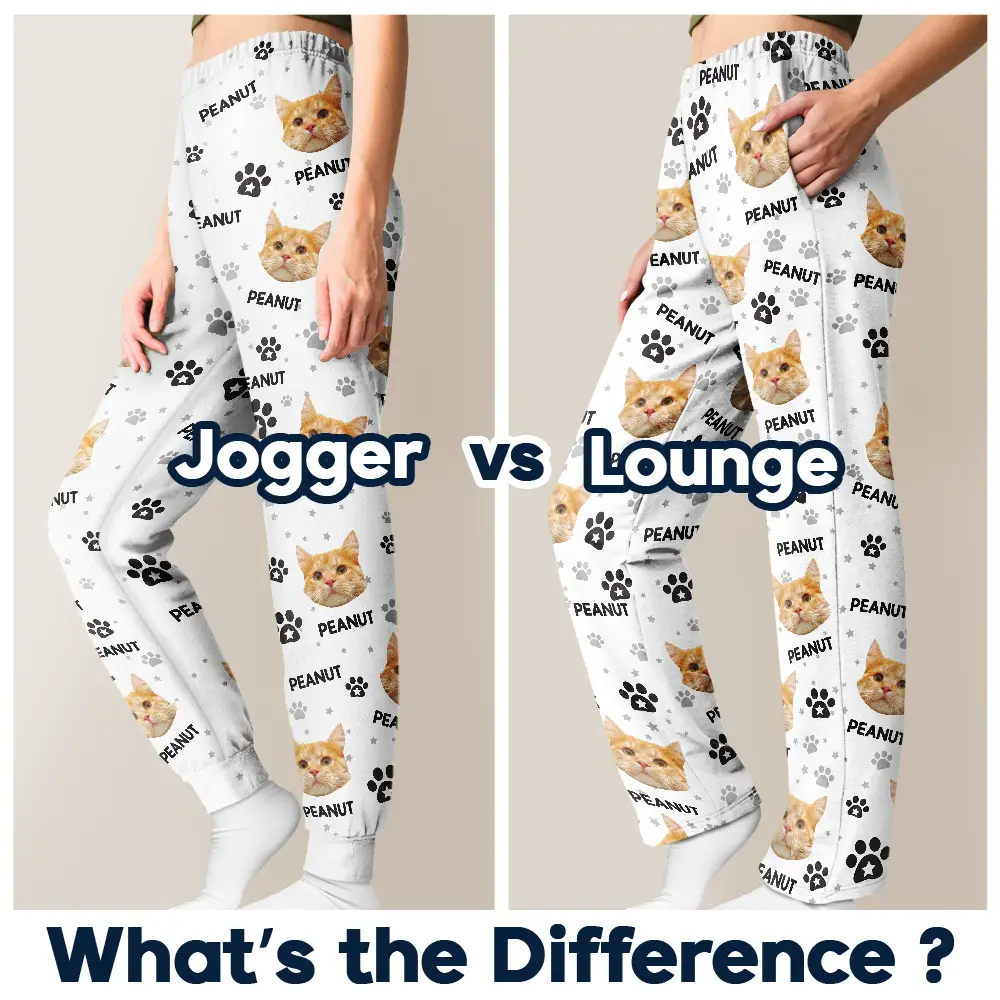 Custom Photo Name Best Cat Mom Dog Pet Lover - Personalized Pajama Pants - Image 8