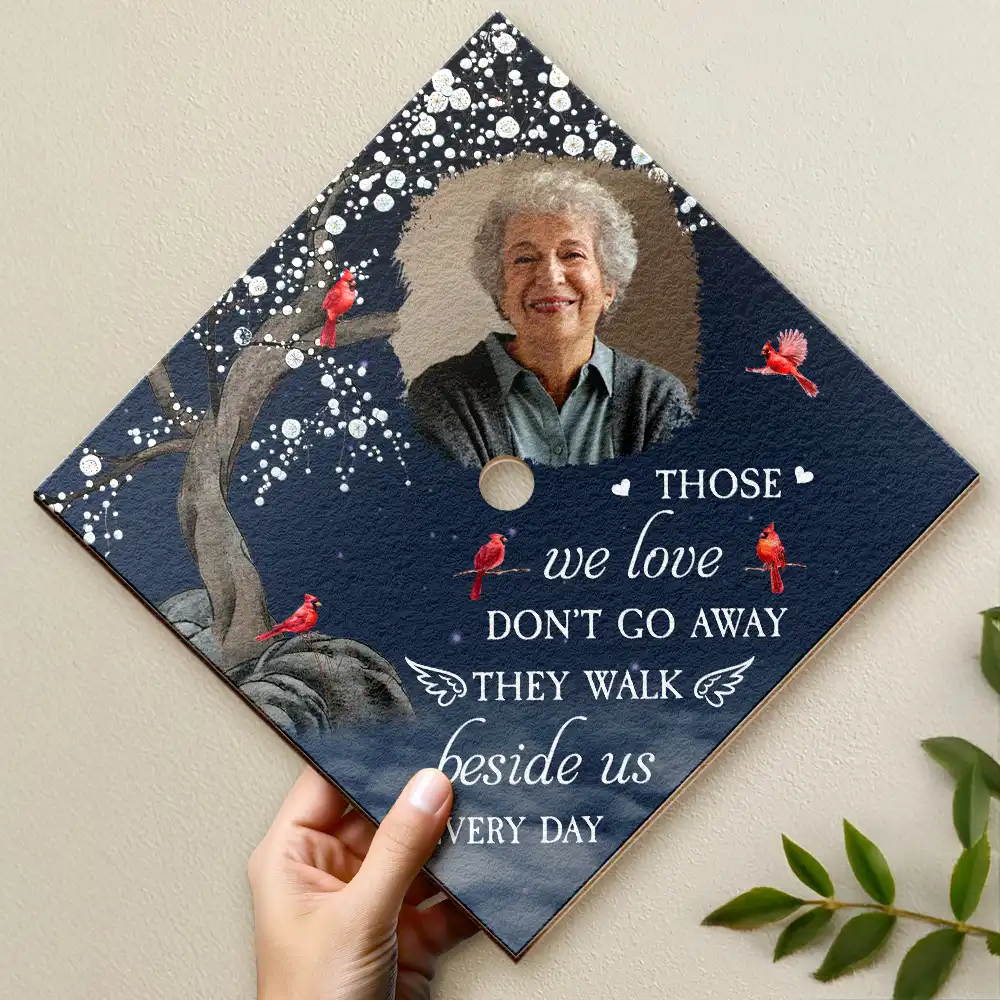 Custom Photo On Your Graduation Day Memorial - Personalized Graduation Cap Topper - Image 2