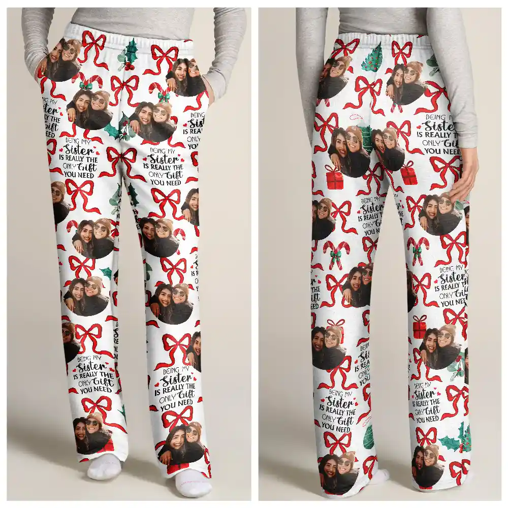 Custom Photo Only Gift You Need - Personalized Sweatpants - Image 4