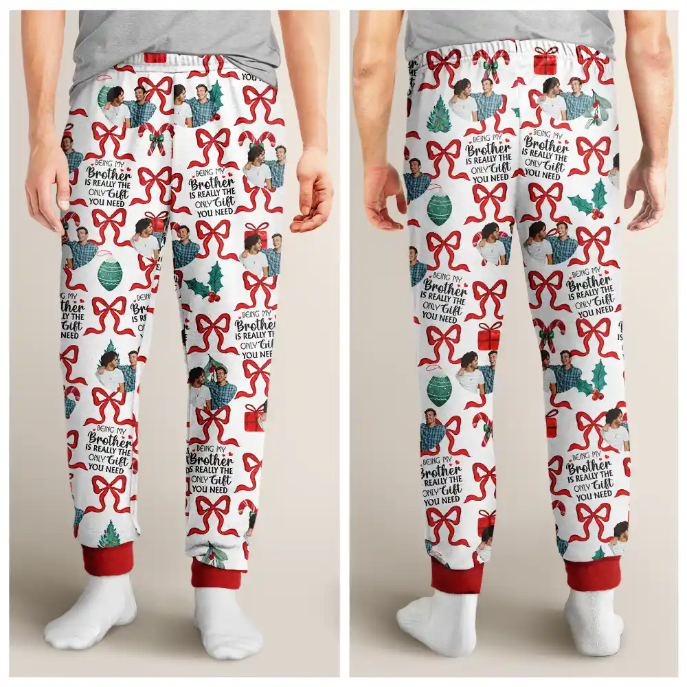 Custom Photo Only Gift You Need - Personalized Sweatpants - Image 5