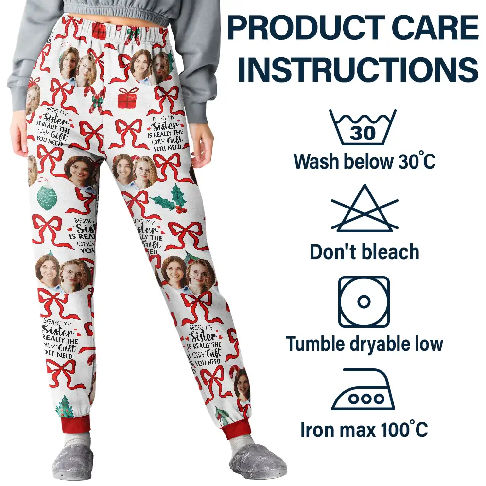 Custom Photo Only Gift You Need - Personalized Sweatpants - Image 6