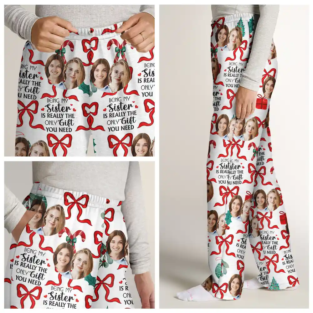 Custom Photo Only Gift You Need - Personalized Sweatpants - Image 8