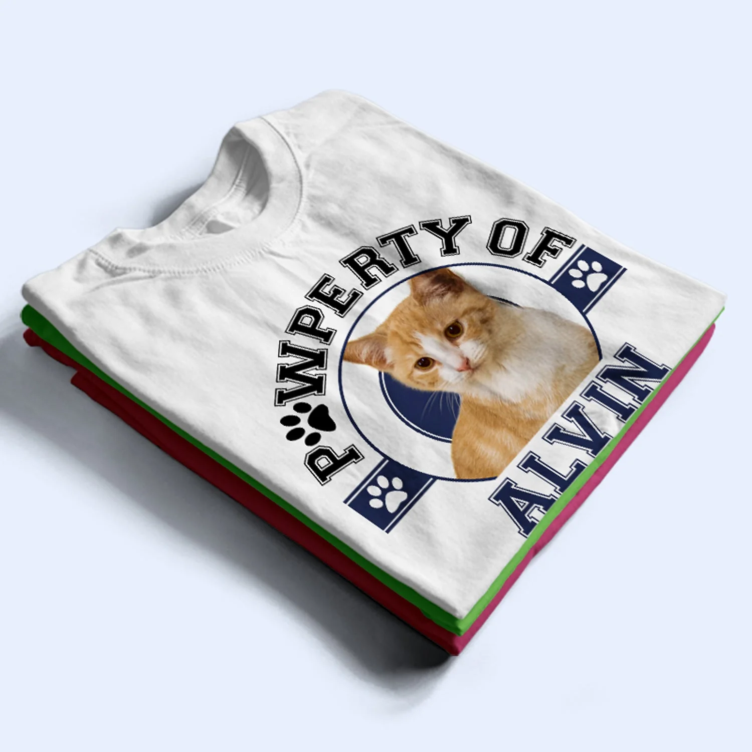 Custom Photo Pawperty Of - Gift For Dog Lovers, Cat Lovers - Personalized Sweatshirt - Image 3