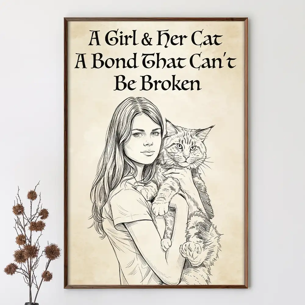 Custom Photo Pencil Sketch And She Lived Happily Ever After Dog Cat - Personalized Poster - Image 4