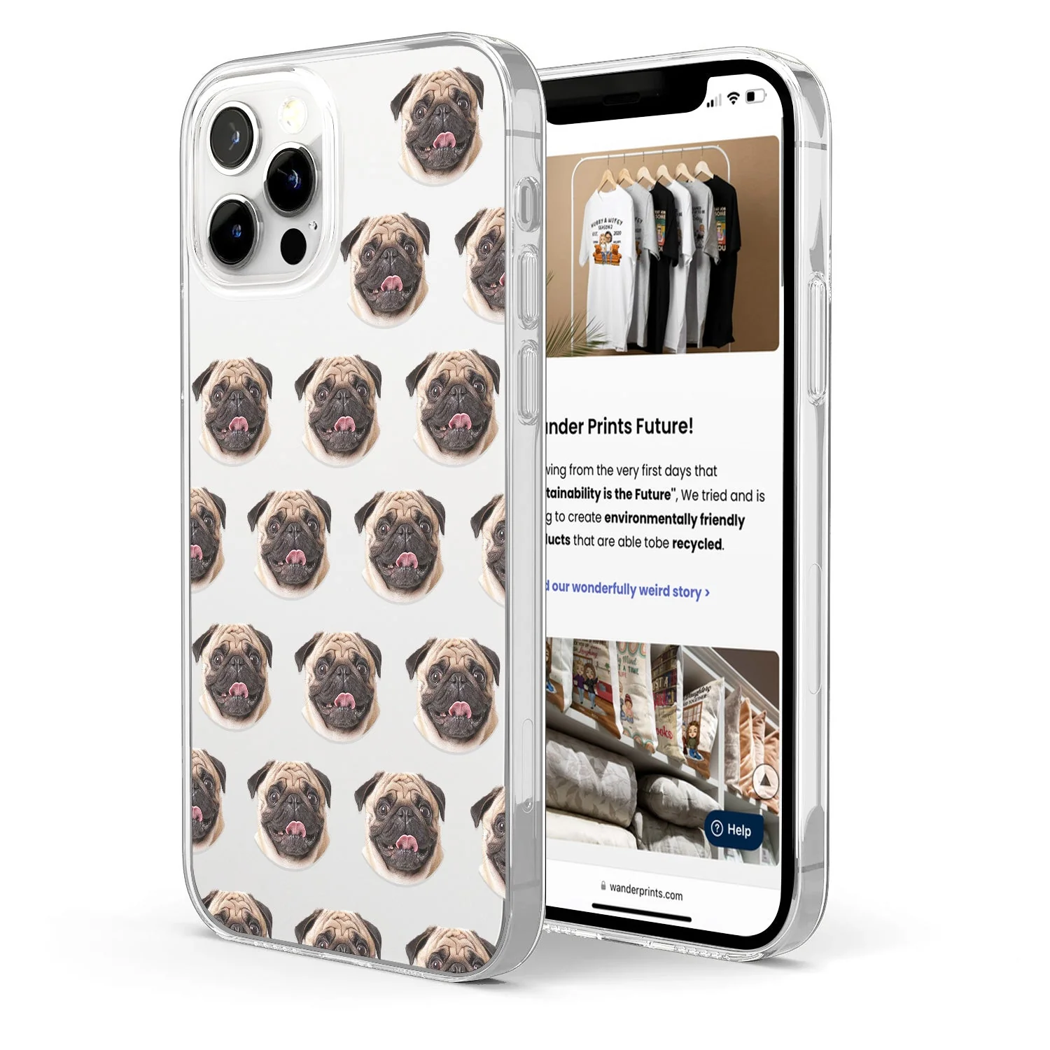 Custom Photo Pet Human Faces - Gift For Dog Lovers, Cat Lovers, Men, Women - Personalized Clear Phone Case - Image 3