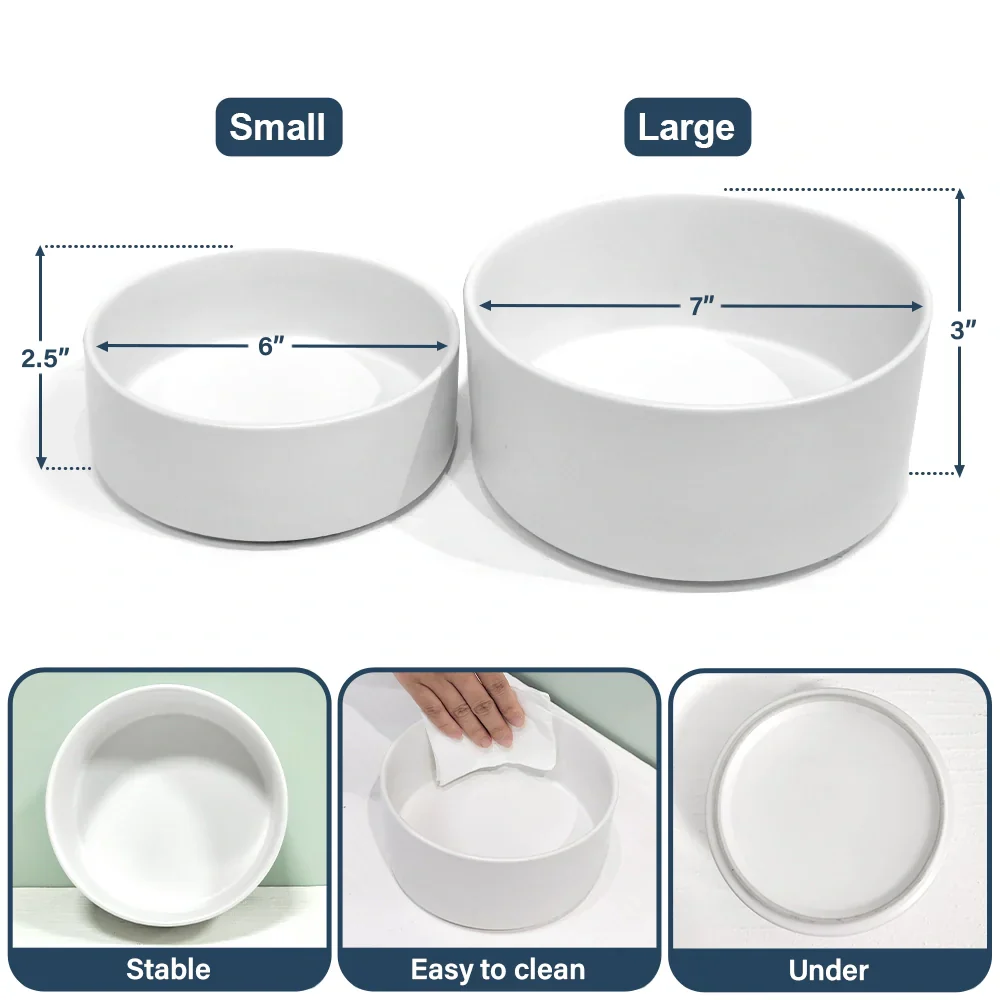 Custom Photo Pet With Name - Personalized Pet Bowl - Image 5