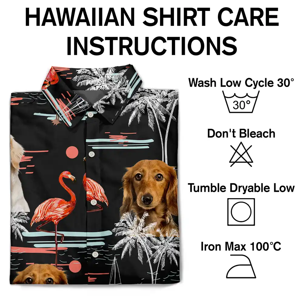 Custom Photo Pets Kids And More Tropical Flamingo - Personalized Hawaiian Shirt - Image 8