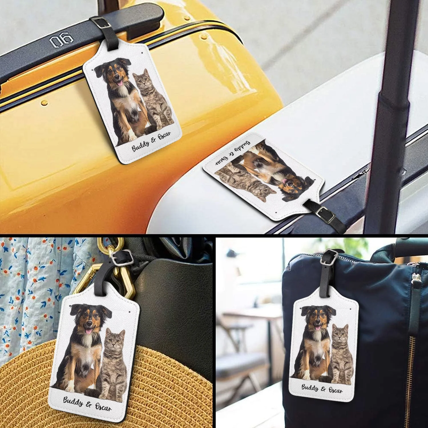 Custom Photo, Photo Tag - Gift For Traveling Lovers - Personalized Luggage Tag - Image 3
